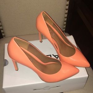 Peachy Orange Aldo high heels